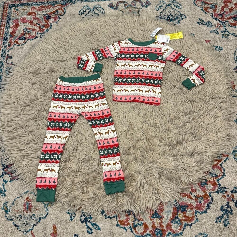 NWT Hatley Christmas PJ Set size 6X